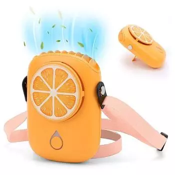 Ожерелье-вентилятор Мини USB-зарядный вентилятор Ручной дорожный вентилятор Без вьющихся волос