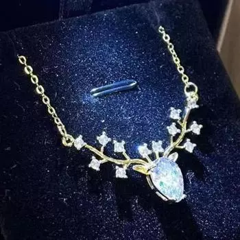 Ожерелье женское легкое роскошное ключичное цепочка Интернет знаменитость простая личность высокое чувство титановая сталь цепочка на шею