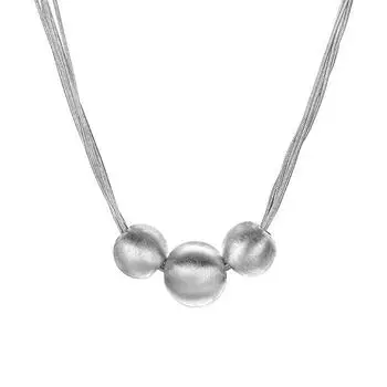 Ожерелье женское многослойное ожерелье из змеиной кости с круглыми шариками и тяжелым дизайном и украшениями