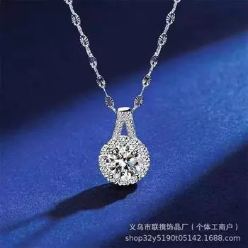 Ожерелье Женское, Невыцветающий Модный Темпераментный Кулон, Цепочка на Ключицу