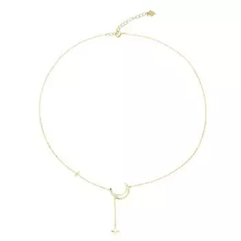 Ожерелье Женское Простое Золотое Ожерелье Дамское Лунное Пентаграммное Ожерелье