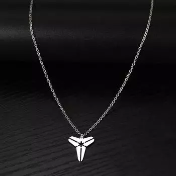 Ожерелья из нержавеющей стали с готической подвеской в виде аниме-символа, модное ожерелье с подвеской в виде чокера для женщин, ювелирные изделия в стиле хип-хоп, подарки для вечеринок 45cm золотой