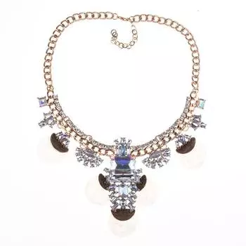 Ожерелья, Модные цепочки на ключицы со стразами, Аксессуары