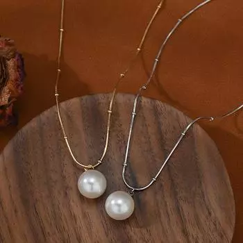 Ожерелья Модный дизайн Жемчужное ожерелье Ins Стильное ожерелье для женщин Подвески Модные винтажные кулоны Ювелирные изделия Популярные аксессуары
