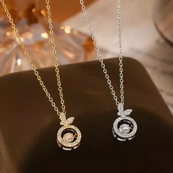 Ожерелья Premium Sense Hollowing Spirit Butterfly Ожерелье Подарок для Девочек Для Женщин Подвески Мода Винтаж Подвеска Ювелирные Изделия