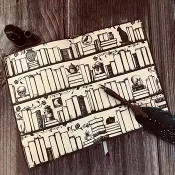 Ожидание ночного чтения журнала Чистая печать Гладкая писчая плотная бумага