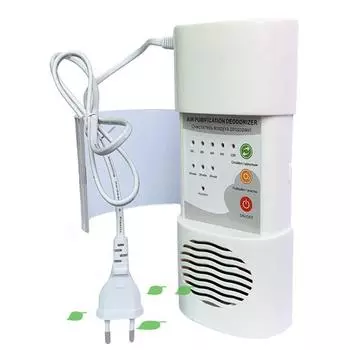 Озонатор Очиститель воздуха Домашний дезодорант Генератор ионизатора озона Стерилизация Бактерицидный фильтр Дезинфекция Чистая комната белый