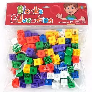OzToy Cube Block Play FX0501-14, разные цвета