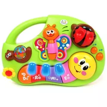 OzToy Melody Insect Piano, разноцветные, корейские игрушки