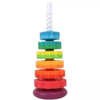 OzToy Rainbow Spinning Tower Корейские детские игрушки