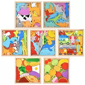 Ozui All-in-One Balance Picture Puzzle Domino 7 комплектов, 1 комплект, лучшая головоломка для малышей в Корее