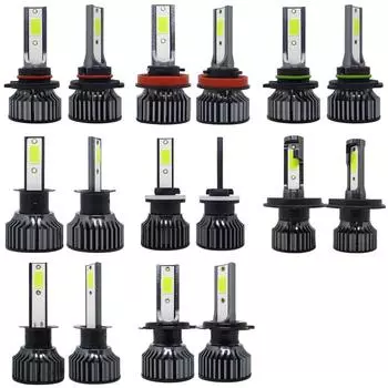 P1 Светодиодные лампы для фар 36 Вт 6000LM Ультра яркие H4 H7 H11 Сменная светодиодная лампа Plug-Play 9 В-36 В 9005