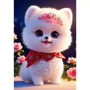 P32 #6 стилей мультфильм милый шпиц собака наклейка на автомобиль виниловая наклейка водостойкие украшения животные наклейки на автомобиль A-15cm-Longest Side