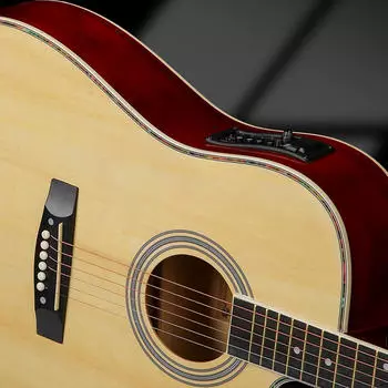 Пьезоэлектрический звукосниматель для акустической гитары, 4-полосный эквалайзер, с разъемом 2,5 мм, предусилитель, усилитель, эквалайзер, тюнер