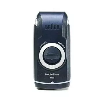 P&G Braun вращающаяся перезаряжаемая мобильная бритва M-30 для бритья бороды, 1 шт.