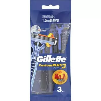 P&G Japan Custom Plus 3 Premium Smooth 3-pack Men s одноразовые бритвы для мужчин Мужские одноразовые