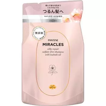 P&G Japan Pantene MIRACLES Silky Repair Shampoo Refill 350 г Шампунь/кондиционер (премия) Мягко помассируйте влажную кожу и волосы, затем смойте.. Мы