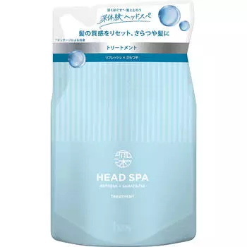 P&G Япония h&s для мужчин Deep Experience Head Spa от Refresh Saratsuya Treatment Refill 350 г Шампунь и кондиционер (Уход за кожей) Нанесите 1-2 нажатия на насос.