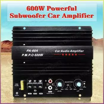PA-80D 1000 Вт 12 В усилитель мощности плата для домашнего автомобильного аудио усилителя PA-60A 600 Вт мощный бас сабвуферы усилитель для моно автомобиля мод