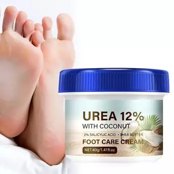 Pach Мощный уход за потрескавшимися пятками и ступнями с 45% мочевины увлажняющий и восстанавливающий крем для ног 40 г синий