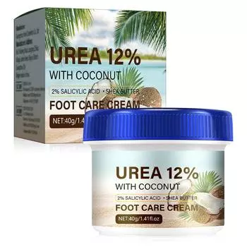 Pach Мощный уход за потрескавшимися пятками и ступнями с 45% мочевины увлажняющий и восстанавливающий крем для ног 40 г синий