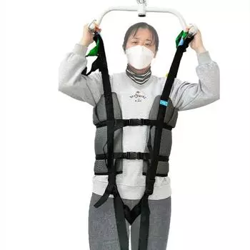 Пациент пожилой вспомогательный ходьба жилет реабилитационный помощь ходьба стоя подъемный строп трансферный ремень для трансферной машины