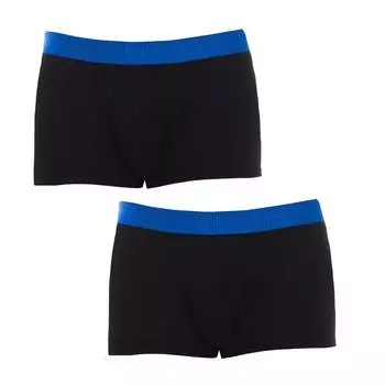 Pack-2 Боксеры Fashion Tape анатомические спереди BKK1UTR04BI мужские L чёрный