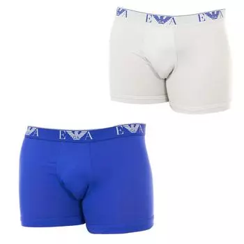 Упаковка-2 трусы-боксеры из эластичного хлопка 111268-5A715 для мужчин S разноцветный
