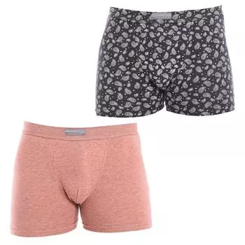 Pack-2 Боксеры мужские A5378 48 серый