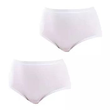 Pack-2 Braguitas slips de bamboo para Mujer Q-EN908 3XL белый