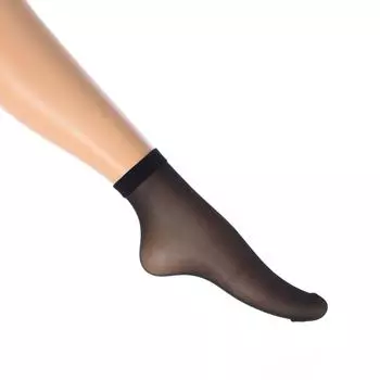 Pack-2 Прозрачные носки средней длины 2444 женщины TU чёрный