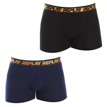 Pack-2 REPLAY I101237 Боксеры для мужчин S разноцветный