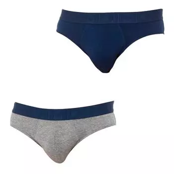 Упаковка-2 трусы из дышащей ткани D068M для мужчин S разноцветный