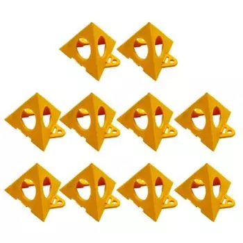 Упаковка из 10 мини-конусных стоек для рисования, регулируемые стойки для рисования, складной держатель для краски, стойки из АБС-пластика для холстов и дверных подставок