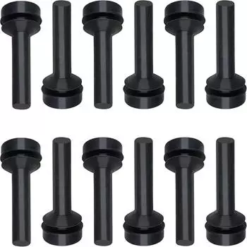 Pack of 12 Rubber Feet Replacement Pads Cooker Replacement Hob Rust Foot Rubber Material Suitable for WB02X24790 Stove