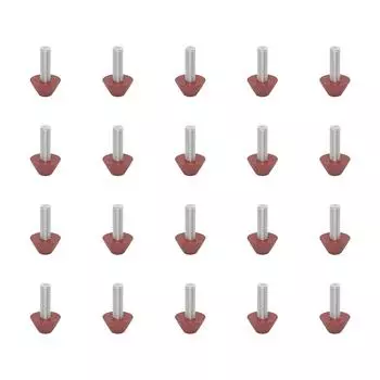 Pack Of 20 Adjustable Height Durable Non Slip Protector Noise Reducing Furniture Leveling Pad for Hardwood Tile Concrete O