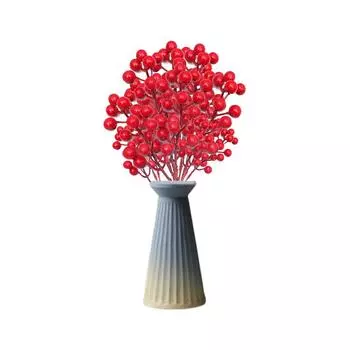 Pack of 20 Artificial Holly Berries Branches 8.7inch Red Berry Stems Perfect for Holiday DIY Decorations Australia