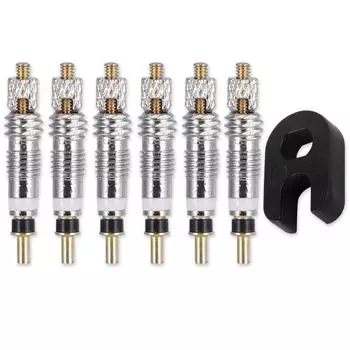 Pack of 2 Valve Core Set Cycling Tires Tool Biking Part Cores Repair Kit