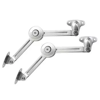 Pack Of 2 Zinc Alloy Soft Close Hinges for Toy Box Chest Storage Box Adjustable Tension Safe Gentle Lid Closures