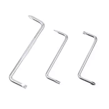 (Пакет из 3) Набор отверток, 3 предмета: двусторонняя смещенная отвертка ZType, крестообразный ключ T20/T25, крестовая отвертка