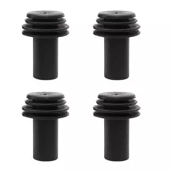 Pack of 4 Gutter Extension Covers Sturdy Silicone for Efficient Rainwater Drainage and Landscape Protective Daily Use