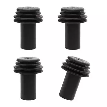 Pack of 4 Gutter Extension Covers Sturdy Silicone for Efficient Rainwater Drainage and Landscape Protective Daily Use