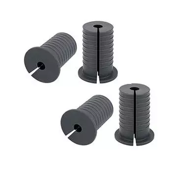 Pack of 4 Starlinks Cable Routing Set for Efficient Wall Installation With Sturdy Plastic Grommets and Drilling Bit серый