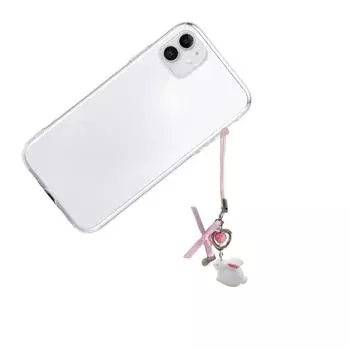 Pack of 5 Cute Rabbit Jewelry Charm Flocking Cartoon Rabbit Pendant Adorable Jewelry Findings for Earrings Keychains 1