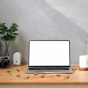 Pack of 6 Cherry Bracelet Pendant Jewelry Embellishments Jewelry Part Cherry Figurines Decorative Charm for Bracelet