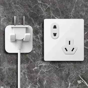 Packing unlabeled wall storage hook Punch-free power plug socket rack Kitchen tool hook Wall stick hanging bathroom storage tool