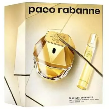 Paco Rabanne Lady Million Парфюмерная вода-спрей 80 мл Набор из 2 предметов