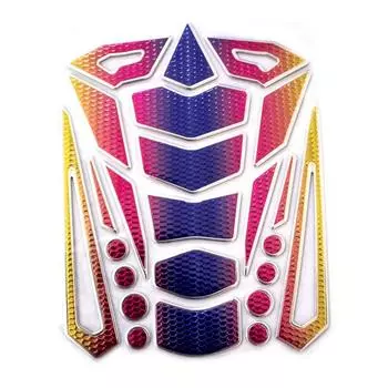 Pad Coloful Edge Модификация Аксессуары 3D Рыбья кость Наклейки Мотоциклетные наклейки на топливный бак красный