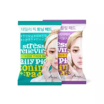 Пад для снятия стресса ARIAL Daily Pick Pad 30ea белый