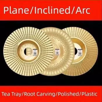 Pad Wood Polishing and Polishing Tools Complete Collection Angle Grinder Handy Gadget Grinding Plate Thorn Plate Wood Polishing Grinding Wheel Special offer: 3 Pack [Plane + Inclined + Arc]]